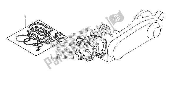 Todas las partes para Kit De Juntas Eop-1 A de Honda SH 300R 2013