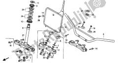 HANDLE PIPE & TOP BRIDGE & STEERING STEM