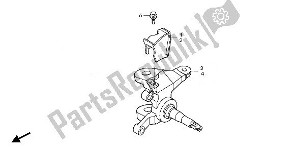 All parts for the Knuckle of the Honda TRX 450 ER 2008