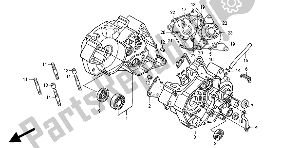 Toutes les pièces pour le Carter du Honda NSR 125R 2000