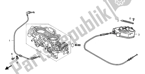 All parts for the Auto Cruise of the Honda GL 1800 2008