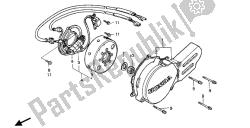 LEFT CRANKCASE COVER & GENERATOR