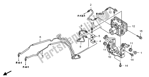 Todas las partes para Modulador De Abs de Honda CB 1300 SA 2007