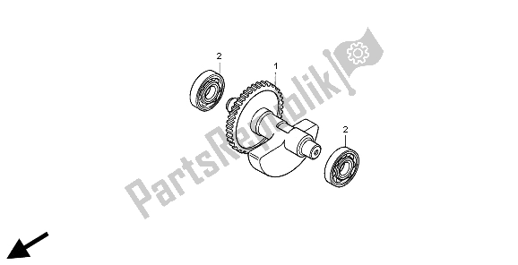 Tutte le parti per il Equilibratore del Honda XR 600R 1995