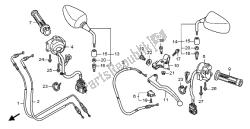 Manejar palanca e interruptor y cable