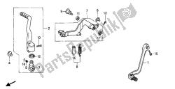 cambiar pedal y pedal de freno y brazo de arranque