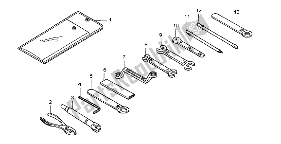 Todas las partes para Herramientas de Honda FMX 650 2007