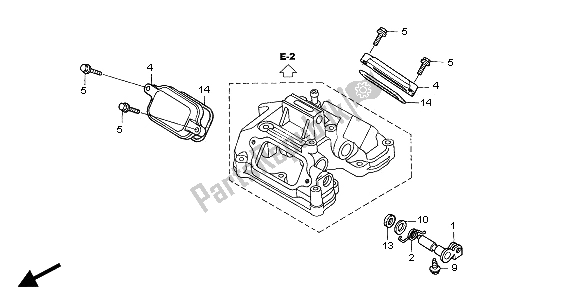 Todas las partes para Tapa De Tappet de Honda XR 650R 2003