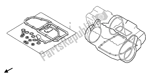 All parts for the Eop-2 Gasket Kit B of the Honda CBR 900 RR 1994