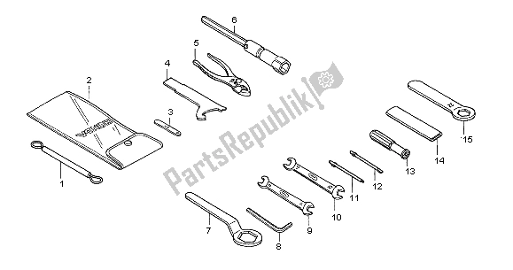 Todas las partes para Herramientas de Honda CBR 1000 RR 2004