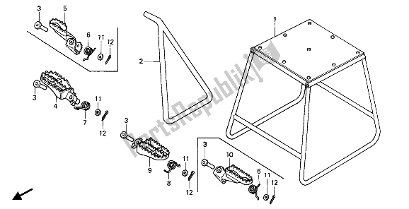 Wszystkie części do Sta? I Krok Honda CR 250R 1990