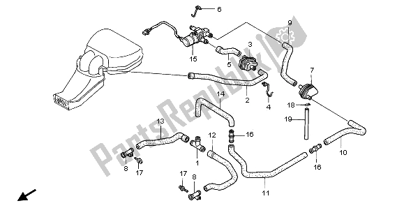 Wszystkie części do Zawór Elektromagnetyczny Honda CBR 600F 1996