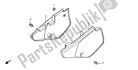 Wszystkie części do Boczna Ok? Adka Honda XR 70R 1998