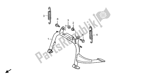 Tutte le parti per il In Piedi del Honda SH 125S 2007