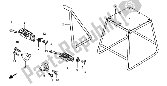 Wszystkie części do Krok Honda CR 250R 2004