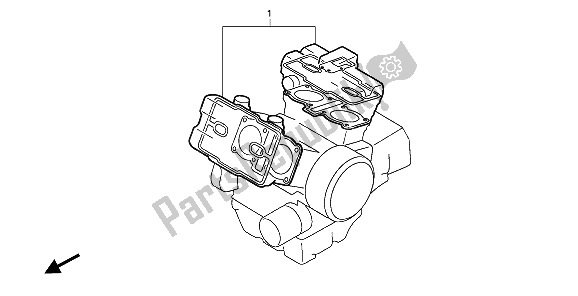 All parts for the Eop-1 Gasket Kit A of the Honda RVF 750R 1994