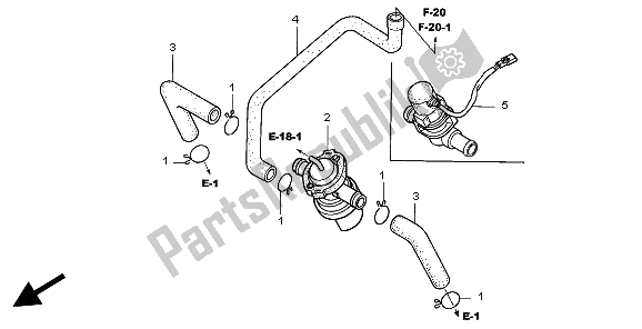 Todas las partes para Válvula De Succión De Aire de Honda CBR 1100 XX 1999