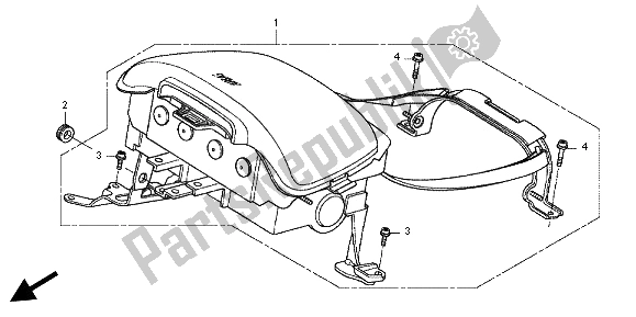 Todas las partes para Módulo De Airbag de Honda GL 1800 2012