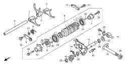 SHIFT DRUM - SHIFT FORK