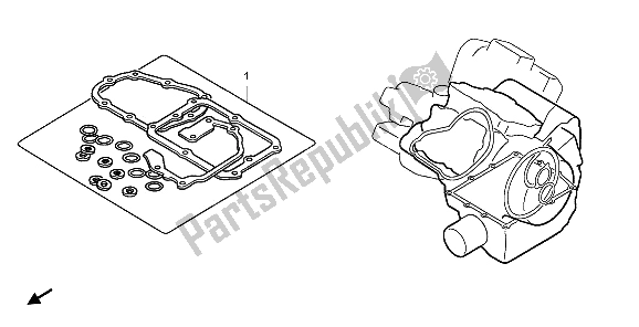 Todas las partes para Kit De Juntas Eop-2 B de Honda NT 700V 2006