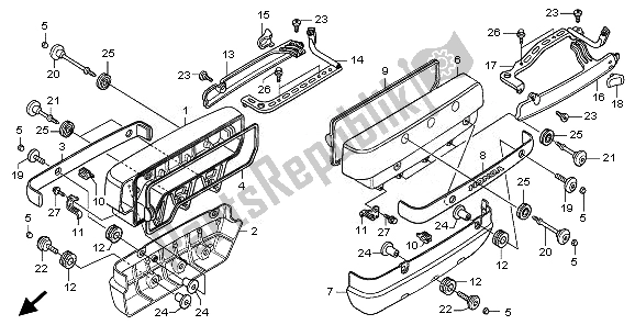 Wszystkie części do Cylinder Honda GL 1800 2010