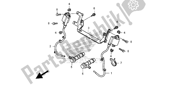 Toutes les pièces pour le Bobine D'allumage du Honda NC 700S 2012