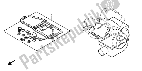 Toutes les pièces pour le Kit De Joint Eop-2 B du Honda VT 750C2B 2012