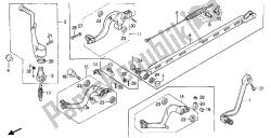 cambiar pedal y pedal de freno y brazo de arranque