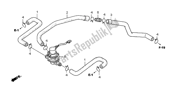 Tutte le parti per il Valvola Di Controllo Iniezione Aria del Honda CB 1300 2009