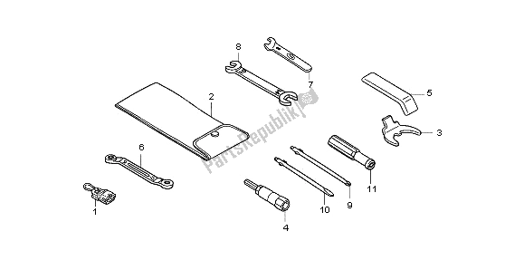 Todas las partes para Herramientas de Honda NSS 250S 2009