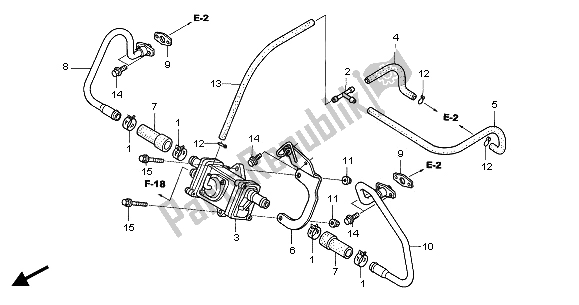 Tutte le parti per il Valvola Di Controllo Iniezione Aria del Honda CBF 500A 2006