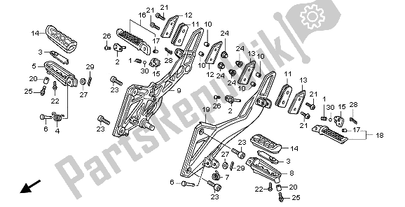 Wszystkie części do Krok Honda CB 600F Hornet 2009