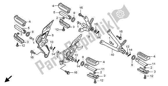 Wszystkie części do Krok Honda CBF 125M 2009