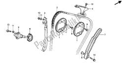 cadena de levas y tensor