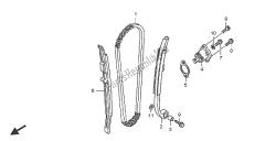 cadena de levas y tensor