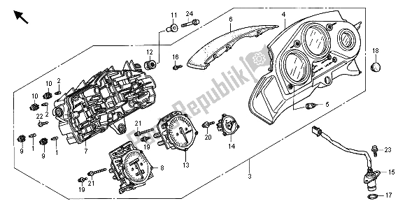 Tutte le parti per il Metro (mph) del Honda CBR 600F 1996