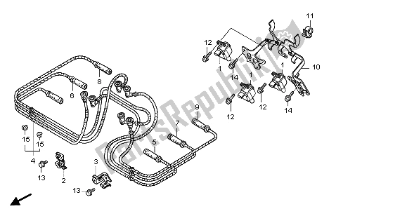 Todas las partes para Bobina De Encendido de Honda GL 1800 2007