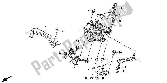 Todas las partes para Amortiguador De Dirección de Honda CBR 1000 RR 2012