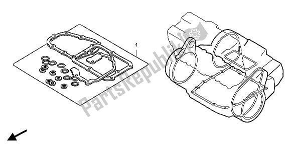 Wszystkie części do Zestaw Uszczelek Eop-2 B Honda CBF 1000 TA 2010