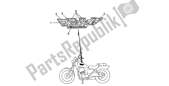 All parts for the Mark of the Honda CA 125 1995