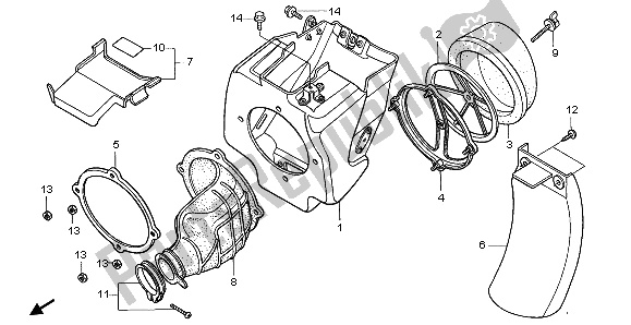 Tutte le parti per il Filtro Dell'aria del Honda CR 80R SW 2000