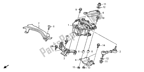 Todas las partes para Amortiguador De Dirección de Honda CBR 1000 RA 2012