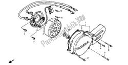 linker carterdeksel & generator