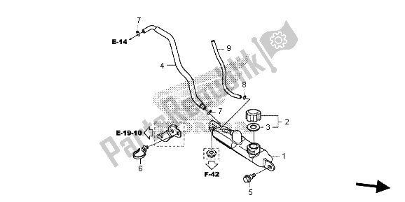 Tutte le parti per il Serbatoio Di Riserva del Honda SH 125A 2013