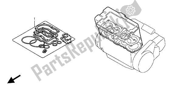 Alle onderdelen voor de Eop-1 Pakkingset A van de Honda CBF 1000 FS 2012