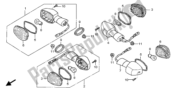 Tutte le parti per il Winker del Honda CBR 125 RW 2006