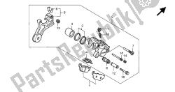 REAR BRAKE CALIPER