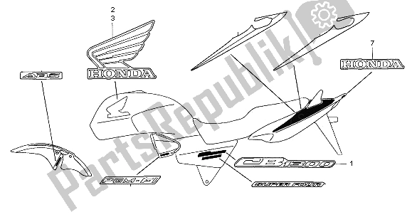 Toutes les pièces pour le Marque du Honda CB 1300F 2003