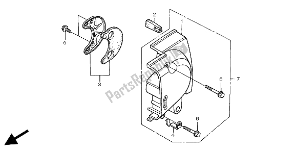 Todas las partes para Tapa Del Cárter de Honda CA 125 1998