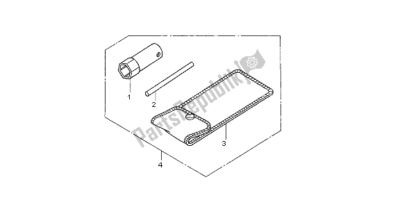 All parts for the Tools of the Honda CRF 70F 2007